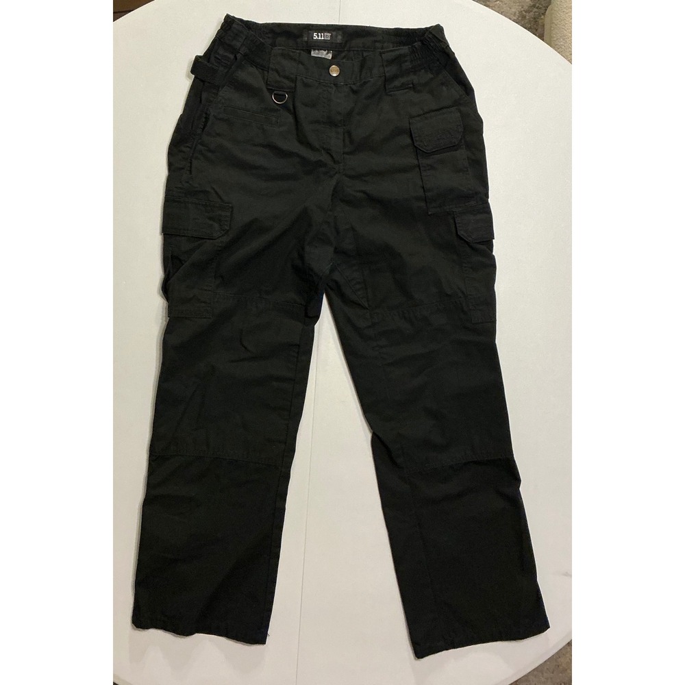 5.11 Tactical Cargo‎ Pants Black Ripstop Utility Gorpcore WorkwearWomens Sz 6